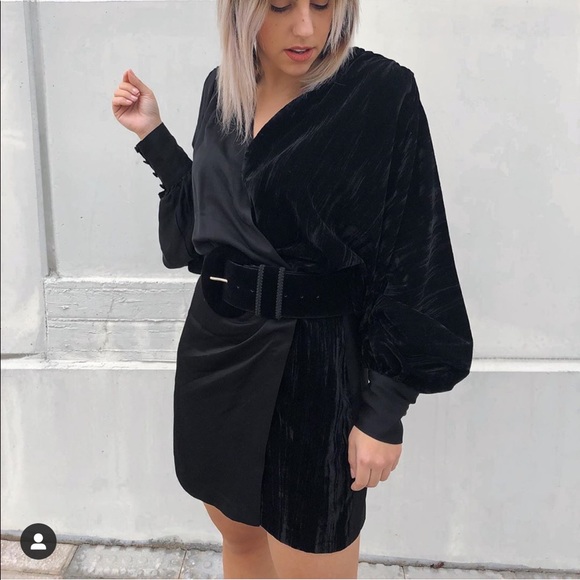 Zara contrasting mini dress - Picture 4 of 12